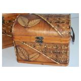 Tropical Bamboo Storage Chests