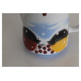 Artisan Pottery Pitcher, Bowl & Dcor