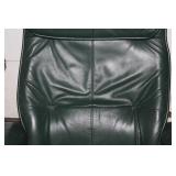 Leather Recliner & Ottoman