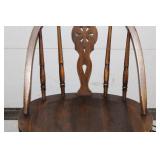 Windsor Chair & Ott Lite Lamp