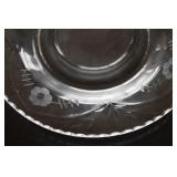 Etched Glass Serveware