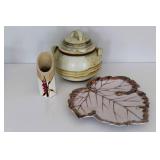 Rustic Pottery Grouping