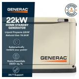 $6709 Generac 22kW Dual-Fuel Whole House Generator