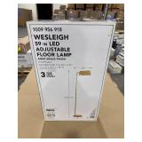 Wesleigh 59 in. LED Floor Lamp: 3 CCT dimmer