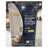 Wesleigh 59 in. LED Floor Lamp: 3 CCT dimmer