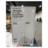 Wesleigh 59 in. LED Floor Lamp: 3 CCT dimmer