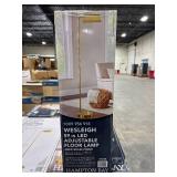 Wesleigh 59 in. LED Floor Lamp: 3 CCT dimmer