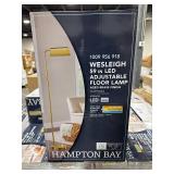 Wesleigh 59 in. LED Floor Lamp: 3 CCT dimmer