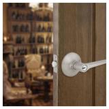 Freedom Satin Nickel Keyed Entry Door Lever