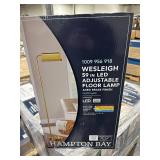 Wesleigh 59 in. LED Floor Lamp: 3 CCT dimmer