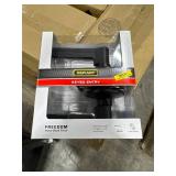 Freedom Matte Black Keyed Entry Door Lever