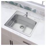 25 in. Drop-In Sink with Pull-Out Faucet