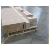 New Complete Gazebo -13 ft. x 11 ft. Black Wooden Hardtop Gazebo Top with Galvanized Steel Double Roof with Hardwood Black Ash Lumber