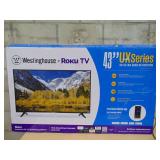Westinghouse Roku TV - 43 Inch Smart TV, 4K UHD Television with Wi-Fi Connectivity wr43ut4212