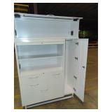 Garage Storage Cabinet with Hanging Storage - 48" x 20" x 70"
