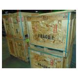 9 shipping/storage crates 33"x19"x25" 8 Tops