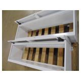 2 Garage Overhead Storage Cabinets 16"x14"x48"