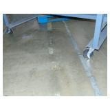 Heavy Duty Metal Rolling Cart with Feet 61"x30"x40" Missing 1 wheel