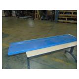 Lot of Six 69"x 15"  Heavy Duty Metal Shelves