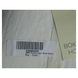 100% French Linen Duvet Cover - King/Cal King - Cream | BOKSER HOME