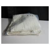 French Linen Box Stitch Quilt - Full/Queen - Cream | BOKSER HOME 810098935395