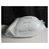 2 Pack Down Alternative Throw Pillow Insert - 26" x 26" Euro - White BOKSER HOME