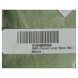 100% French Linen Sheet Set  Cal King | BOKSER HOME  Matcha