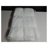 12 Pack BOKSER HOME BH70109 White Bath Towel 25" X 54"