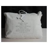 2 Pack Soft White Duck Feather & Down Bed Pillow - Standard/Queen | BOKSER HOME