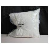 2 Pack 20" x 20" Square  White Pillow Insert | BOKSER HOME