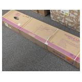 PURPLE LEAF 8 ft. Square Aluminum Windproof Outdoor Cantilever Offset 360° Rotation Patio Umbrella with Base, Beige