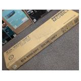 TECHNI MOBILI 57.25 in. Gray Wood TV Stand Fits TVs Up to 65 in. with Storage Doors