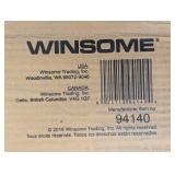 Richmond 40 in. Walnut Medium Rectangle Wood Coffee Table with Drawers