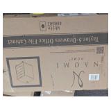 Taylor 5 Drawer Chest, Wood Storage Dresser Cabinet with Wheels