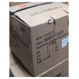 Dark Brown Boucle Round Ottoman