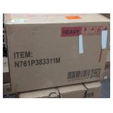 Noble House Medium Brown 2 Drawers Acacia Wood Nightstand