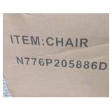 Eryndor Modern Velvet Upholstered Accent Arm Chair, Solid Wood, Dark Brown Plus Walnut