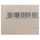 13 Gal. Stainless Steel Rectangular Metal Household Trash Can w/ Trash Sticker, Sensor Lid, Odor Filter, and AC Adapter