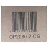 WESTIN OUTDOOR Frond and Form Outdoor Patio Assembled Poly Plastic Stacking Dining Armchair (Set of 2), Olive Green