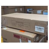 BYBLIGHT Kerlin 23.62 in. Rustic Brown C-Shaped Wood End Table for Small Space, Sofa Side Table Couch Table for Home Office