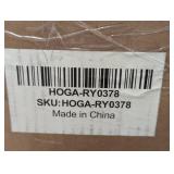 BYBLIGHT Kerlin 23.62 in. Rustic Brown C-Shaped Wood End Table for Small Space, Sofa Side Table Couch Table for Home Office