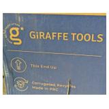 Giraffe Tools Auto-Rewind Garden Hose Reel-100ft- 1/2in, Ground-Mounted