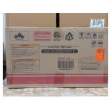 21 in. Freestanding Electric Fireplace Set with Remote and Overheat Protection in Black