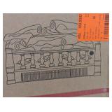 21 in. Freestanding Electric Fireplace Set with Remote and Overheat Protection in Black