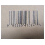 American Heritage 11.25 in, Mahogany Rectangle Wood End Table with Charging Station