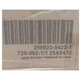 HOMCOM 5 Gal. Yellow Plastic Steel Janitor Mop Bucket with Down Press Wringer and Wheels