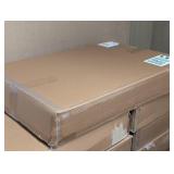 20" x 30" Decorative Wall Mirror Gold - Threshold: Modern Powder-Coated Metal, Novelty Shape, Wall Mount