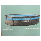 INTEX Ultra XTR 14ft x 42in Above Ground Swimming Pool Set w/ Filter Pump - Ladder/Pump/Filter/Cover