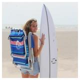 High Profile Ocean Zero Sun Block Chair Blue - Back Pack Chair