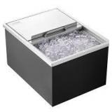 VEVOR Drop in Ice Chest 24 in. L x 18 in. W x 13 in. H Stainless Steel Ice Cooler Commercial Ice Bin with Cover 40.9 qt.